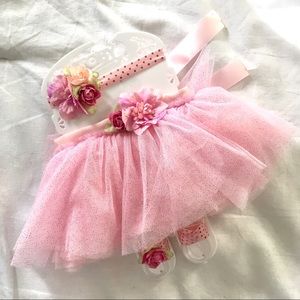 Newborn pink tutu set / photo props